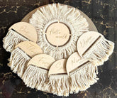 Blooming Wisdom Wooden Hello World & Monthly Milestone Cards | The Nest Attachment Parenting Hub